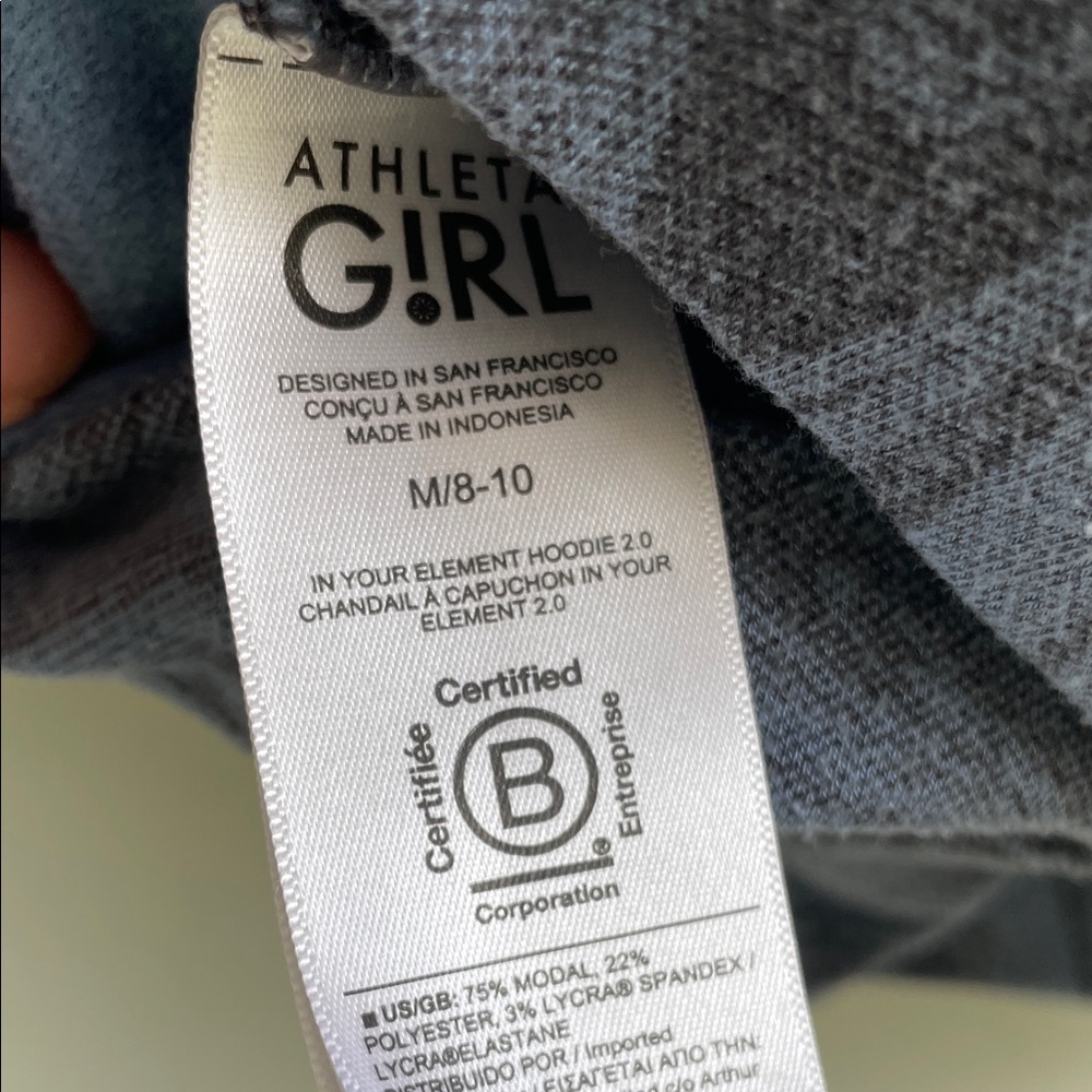 Blue Marble Pattern Sweatshirt - Picture 5 of 5
